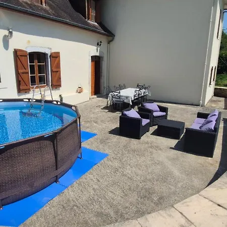 Charmante Maison - Terrasse, Piscine - Près De Pau Hébergement de vacances